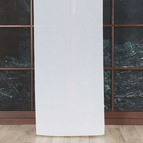 Firanka fantazyjna z ołowianką, wys. 330 cm, kolor biały 000518 Firanka fantazyjna z ołowianką, wys. 330 cm, kolor biały 000518