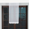 Firanka żakardowa z samym dołem, wys. 130cm, kolor biały, 023405