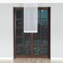 Firanka żakardowa z samym dołem, wys. 130cm, kolor biały, 023405