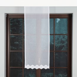 Firanka żakardowa z samym dołem, wys. 150cm, kolor biały, 023405