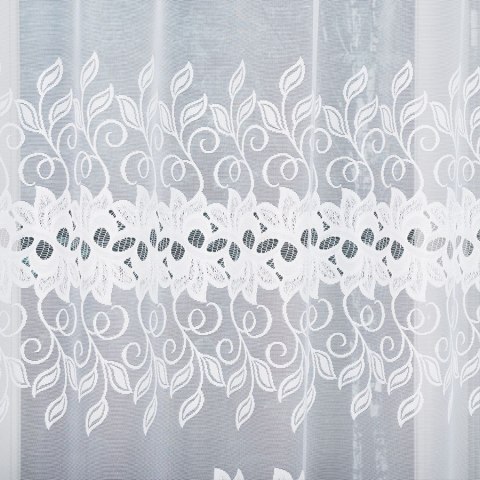 BASTIA Firanka gotowa, 130x250cm, kolor biały 648107 BASTIA Firanka gotowa, 130x250cm, kolor biały 648107