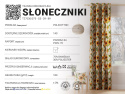 SŁONECZNIKI Tkanina na zasłony, szer.140cm, TZ7030/075/001/140000/1