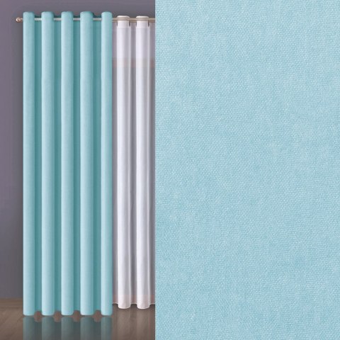 Tkanina na zasłony, szer.290cm, kolor 048 baby blue MILAS0