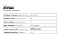 Firanka biała żakardowa pasowa wys.150cm 018960