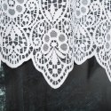 Firanka żakardowa, pasowa, wys.100cm, kolor biały 018495