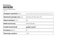 Firanka biała żakardowa pasowa wys.220cm 001539
