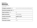 Firanka biała żakardowa z samym dołem wys.180cm 004421
