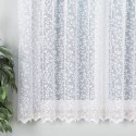 Firanka żakardowa ze wzorem po całości, wys.170cm, kolor biały 023058
