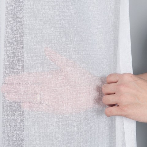 Firanka fantazyjna z ołowianką, wys. 250cm, kolor ekstra biały 000121 Firanka fantazyjna z ołowianką, wys. 250cm, kolor ekstra biały 000121