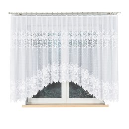 DEMETRIA Firanka żakardowa gotowa, 160x400cm, kolor biały 017480