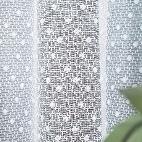 DEMETRIA Firanka żakardowa gotowa, 160x400cm, kolor biały 017480