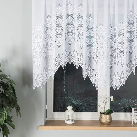 EMILIA Firanka żakardowa gotowa fala, 120x340cm, kolor biały 181040/FBF/001/340120/1 EMILIA Firanka żakardowa gotowa fala, 120x340cm, kolor biały 181040/FBF/001/340120/1
