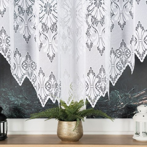 EMILIA Firanka żakardowa gotowa fala, 140x340cm, kolor biały 181040/FBF/001/340140/1 EMILIA Firanka żakardowa gotowa fala, 140x340cm, kolor biały 181040/FBF/001/340140/1