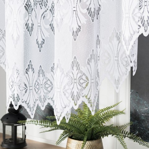 EMILIA Firanka żakardowa gotowa fala, 140x340cm, kolor biały 181040/FBF/001/340140/1 EMILIA Firanka żakardowa gotowa fala, 140x340cm, kolor biały 181040/FBF/001/340140/1