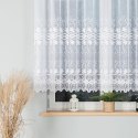 Firanka żakardowa, pasowa, wys. 140cm, kolor biały 018960