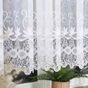 Firanka żakardowa, pasowa, wys. 140cm, kolor biały 018960