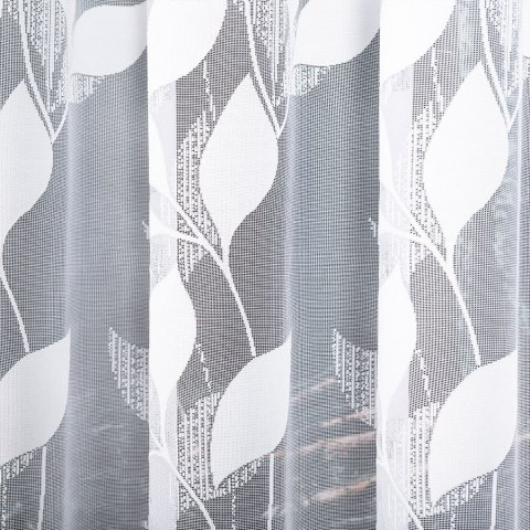 MARTYNA Firanka żakardowa gotowa na prosto, 160x400 cm, kolor biały 023083/FBP/001/400160/1 MARTYNA Firanka żakardowa gotowa na prosto, 160x400 cm, kolor biały 023083/FBP/001/400160/1
