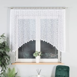 ZUZANNA Firanka żakardowa gotowa ze wzorem po całości, 130x250cm, kolor biały 023058/FBL/001/250130/1