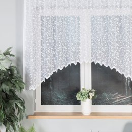 ZUZANNA Firanka żakardowa gotowa ze wzorem po całości, 130x250cm, kolor biały 023058/FBL/001/250130/1