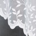 ZUZANNA Firanka żakardowa gotowa ze wzorem po całości, 130x250cm, kolor biały 023058/FBL/001/250130/1