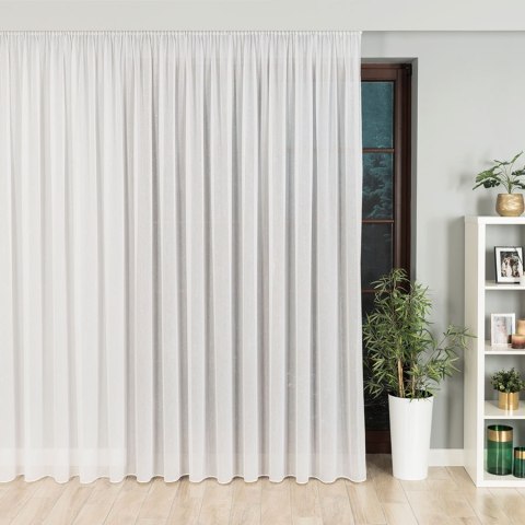 Firanka fantazyjna z ołowianką, wys. 300cm, kolor biały ze złotą nitką 318461/OLO/001/000300/1 Firanka fantazyjna z ołowianką, wys. 300cm, kolor biały ze złotą nitką 318461/OLO/001/000300/1