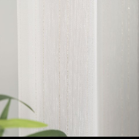 Firanka fantazyjna z ołowianką, wys. 300cm, kolor biały ze złotą nitką 318461/OLO/001/000300/1 Firanka fantazyjna z ołowianką, wys. 300cm, kolor biały ze złotą nitką 318461/OLO/001/000300/1