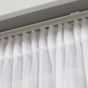 Firanka fantazyjna z ołowianką, wys. 300cm, kolor biały ze srebrną nitką 318461/OLO/002/000300/1