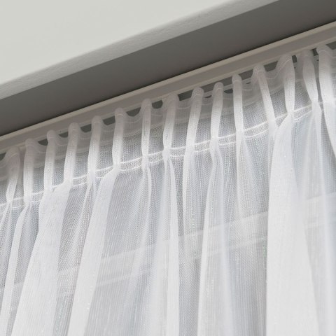 Firanka fantazyjna z ołowianką, wys. 300cm, kolor biały z neonową nitką 318461/OLO/003/000300/1 Firanka fantazyjna z ołowianką, wys. 300cm, kolor biały z neonową nitką 318461/OLO/003/000300/1