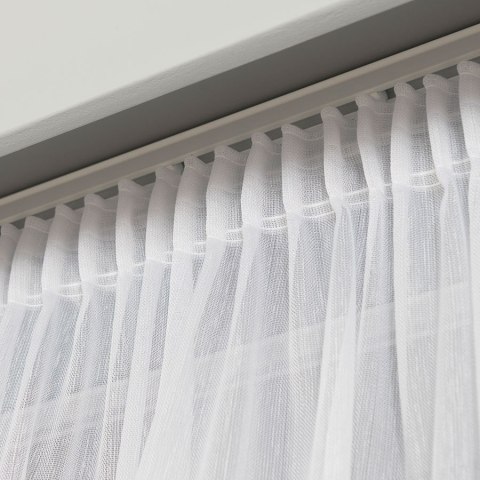 Firanka fantazyjna z ołowianką, wys. 300cm, kolor biały z błyszczącą nitką 318461/OLO/004/000300/1 Firanka fantazyjna z ołowianką, wys. 300cm, kolor biały z błyszczącą nitką 318461/OLO/004/000300/1