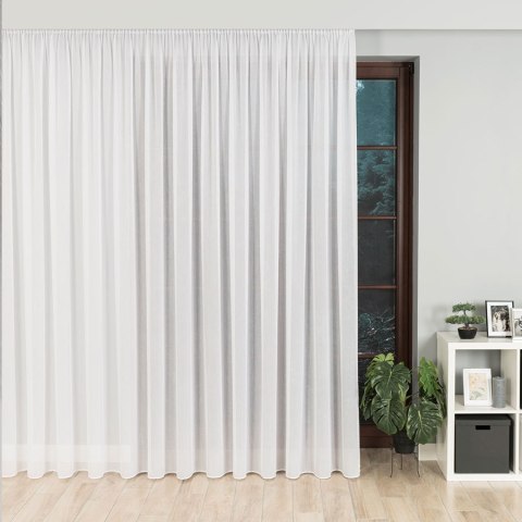 Firanka fantazyjna z ołowianką, wys. 300cm, kolor biały z błyszczącą nitką 318461/OLO/004/000300/1 Firanka fantazyjna z ołowianką, wys. 300cm, kolor biały z błyszczącą nitką 318461/OLO/004/000300/1