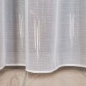 Firanka fantazyjna ze wzorem po całości z ołowianką, wys.305, kolor biały ze złotym 024960/OLO/004/000305/1