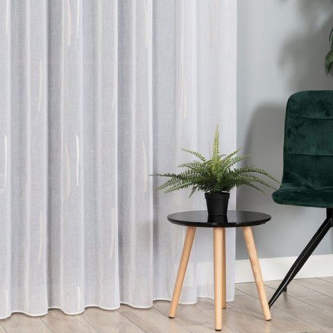 Firanka fantazyjna ze wzorem po całości z ołowianką, wys.320cm, kolor biały z beżowym 027410/OLO/018/000320/1 Firanka fantazyjna ze wzorem po całości z ołowianką, wys.320cm, kolor biały z beżowym 027410/OLO/018/000320/1