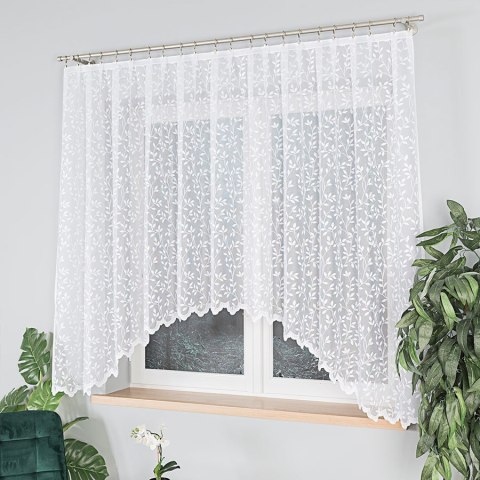 ZUZANNA Firanka żakardowa gotowa ze wzorem po całości, 160x300cm, kolor biały 023058/FBL/001/300160/1 ZUZANNA Firanka żakardowa gotowa ze wzorem po całości, 160x300cm, kolor biały 023058/FBL/001/300160/1