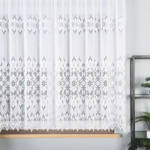 Firanka żakardowa, wys. 160cm, kolor biały 181040/000/001/000160/1 Firanka żakardowa, wys. 160cm, kolor biały 181040/000/001/000160/1