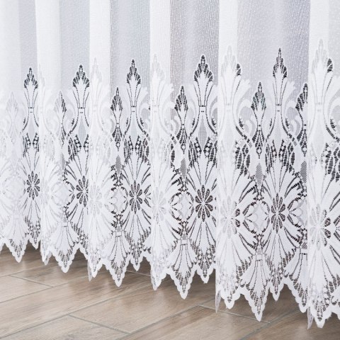 Firanka żakardowa, wys. 250cm, kolor biały 181040/000/001/000250/1 Firanka żakardowa, wys. 250cm, kolor biały 181040/000/001/000250/1