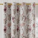 KWIATOWY ŁAPACZ SNÓW Tkanina na zasłony VELVET, 150cm, kolor biały D00098/VEL/001/150000/1
