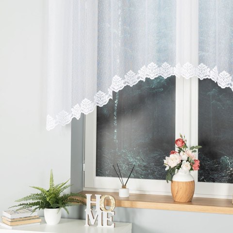 ŻAKLINA Firanka żakardowa gotowa, 250x120cm, kolor biały 023405/FBL/001/250120/1 ŻAKLINA Firanka żakardowa gotowa, 250x120cm, kolor biały 023405/FBL/001/250120/1