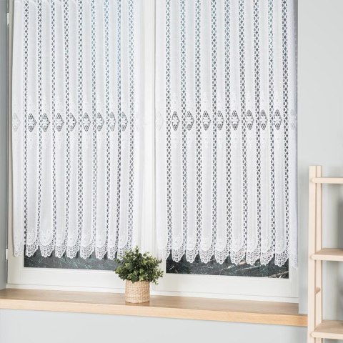 Zazdrostka żakardowa panelowa, wys. 110cm, kolor biały 107806/000/001/000110/1 Zazdrostka żakardowa panelowa, wys. 110cm, kolor biały 107806/000/001/000110/1