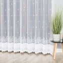 Firanka żakardowa ze wzorem po całości, wys. 250cm, kolor biały 023419/000/001/000250/1
