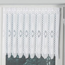 Zazdrostka żakardowa panelowa, wys. 70cm, kolor biały 107806/000/001/000070/1
