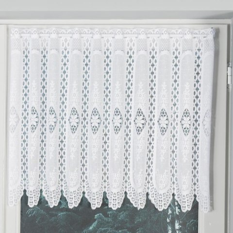 Zazdrostka żakardowa panelowa, wys. 70cm, kolor biały 107806/000/001/000070/1 Zazdrostka żakardowa panelowa, wys. 70cm, kolor biały 107806/000/001/000070/1