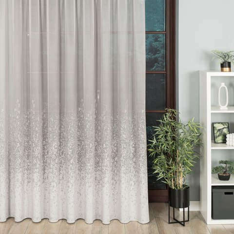 Firanka żakardowa ze wzorem po całości, wys. 250cm, kolor szary 057639/000/023/000250/1 Firanka żakardowa ze wzorem po całości, wys. 250cm, kolor szary 057639/000/023/000250/1