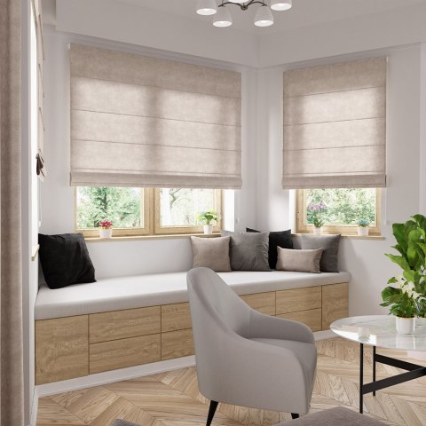 Milas, roleta rzymska, 100cmx170cm, kolor ciepły beż MILAS0/RZY/042/100170/1 Milas, roleta rzymska, 100cmx170cm, kolor ciepły beż MILAS0/RZY/042/100170/1