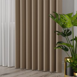LIMA Tkanina na zasłony, wys. 300cm, kolor 014 camelowy 318287/TDP/014/000300/1