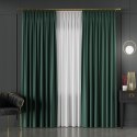 LIMA Tkanina na zasłony, wys. 300cm, kolor 023 ciemny zielony; butelkowy 318287/TDP/023/000300/1
