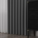LIMA Tkanina na zasłony, wys. 300cm, kolor 031 ciemny szary 318287/TDP/031/000300/1