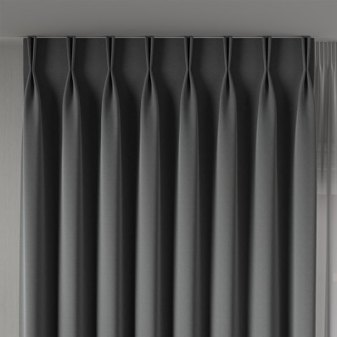 LIMA Tkanina na zasłony, wys. 300cm, kolor 031 ciemny szary 318287/TDP/031/000300/1 LIMA Tkanina na zasłony, wys. 300cm, kolor 031 ciemny szary 318287/TDP/031/000300/1