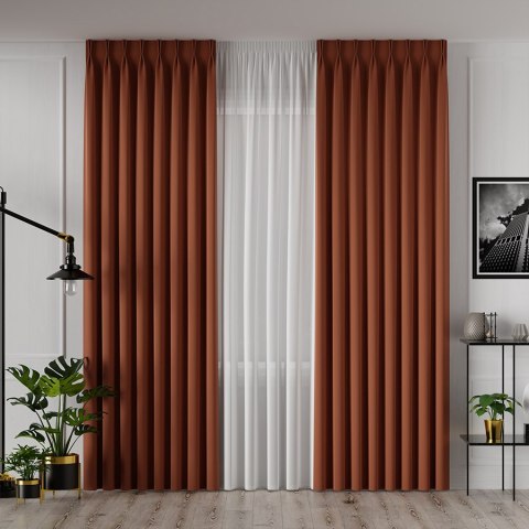 LIMA Tkanina na zasłony, wys. 300cm, kolor 036 rdzawy 318287/TDP/036/000300/1 LIMA Tkanina na zasłony, wys. 300cm, kolor 036 rdzawy 318287/TDP/036/000300/1