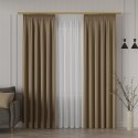 LIMA Tkanina na zasłony, wys. 300cm, kolor 051 ciepły brązowy 318287/TDP/051/000300/1