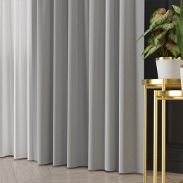 LIMA Tkanina na zasłony, wys. 300cm, kolor 077 chłodny szary 318287/TDP/077/000300/1
